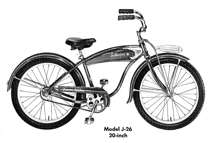1951 schwinn deluxe spitfire