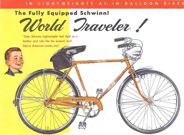 1952 schwinn world traveler