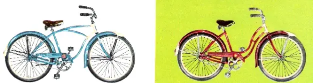 1953 schwinn meteor for boys and girls