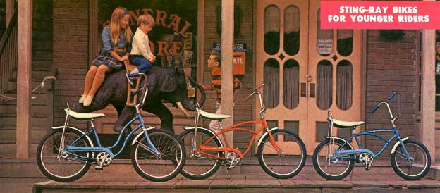 1968 schwinn lil chik, junior stingray and midget stingray