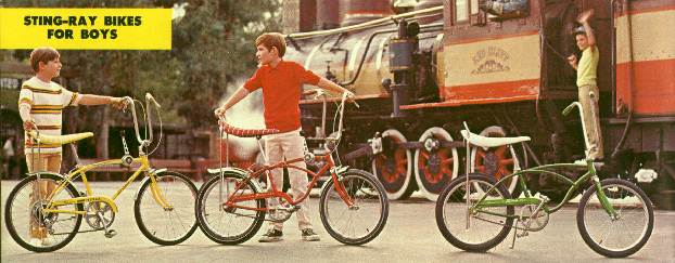 1970 schwinn fastback, deluxe stingray and stingray